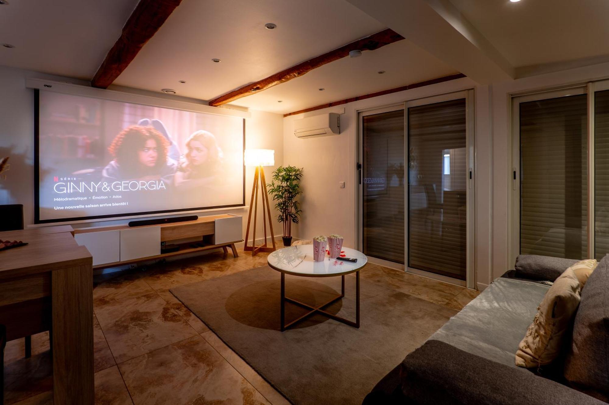 Piscine-Jacuzzi-Videoprojecteur-Clim La Perle Rare Villa Mougins Eksteriør bilde